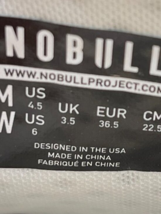 Nobull SF Trainer+ Pride Collection Womens Size 6 White Running Shoes Sneakers - Picture 9 of 10